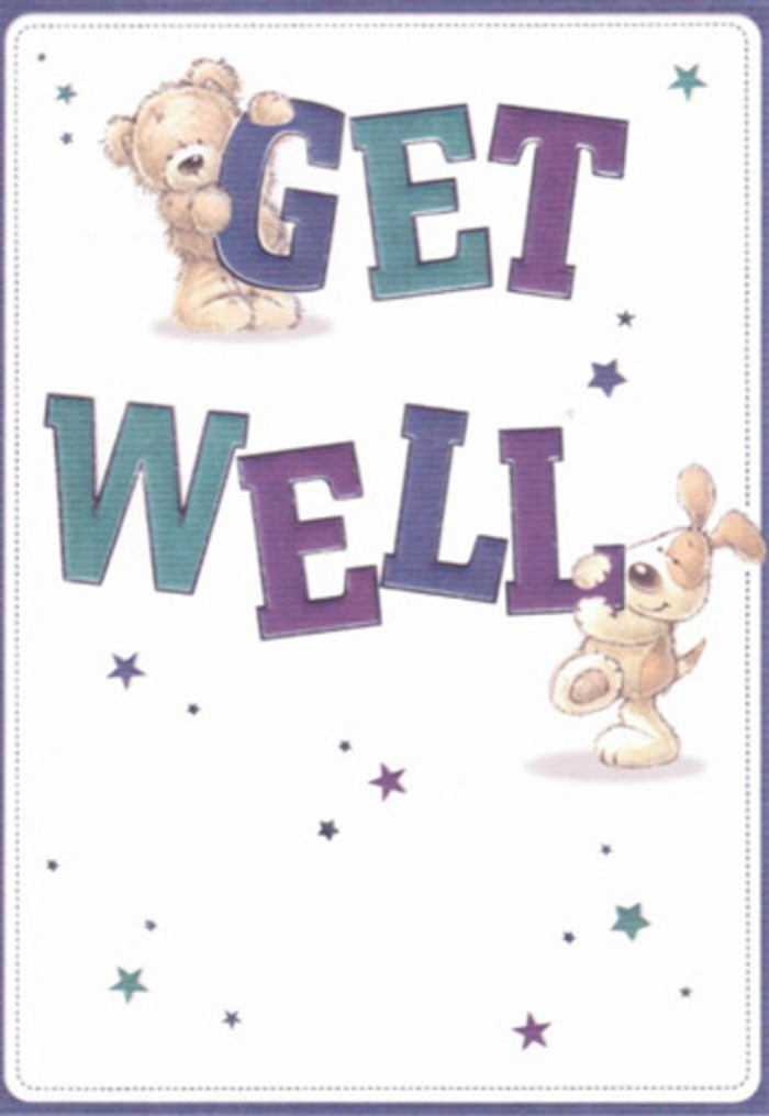 This gently uplifting get well card captures the nurturing care found throughout Barbican's close-knit neighbourhoods. Featured in expressive detail are two beloved characters: a gently smiling bear and a playful puppy, both surrounded by jubilant stars that seem to spread good wishes with every twinkle. The typography-substantial and exuberant in hues of purple and aqua-grounds the artwork, expressing optimism with every letter. The bear's soft, fuzzy texture and the puppy's velvety ears are rendered so vividly you can almost sense their comforting presence, much like receiving a bouquet carefully crafted by Flowers Barbican for delivery to a friend on Chiswell Street. The immaculate white background enhances the light, revitalising atmosphere, inviting thoughts of fresh starts and community support. Every brushstroke mirrors the thoughtful layering found in a well-designed floral arrangement-each star, each glance from the characters intentionally composed to comfort and soothe. This card is perfect for sending gentle, uplifting energy to loved ones throughout Barbican, conveying care that resonates far beyond words.
