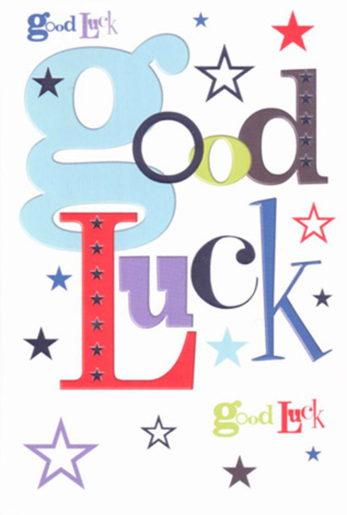 Echoing the dynamic heart of Barbican, this good luck card bursts with a cheerful vibrancy, its fonts and stars forming a tapestry of support and hope. The letters come alive: a broad blush of pastel blue, slender jet-black strokes, exuberant reds and leafy greens, all set off by scattered multicoloured stars. There is an energy to the card that feels like the hum of community life outside the Barbican Centre, a chorus of support cheering someone onward. The spacious white design allows each colour and element to stand out, reminiscent of open gallery spaces along Silk Street. The cardstock is smooth and inviting, perfectly suited for expressing a heartfelt message. This card becomes more than just a note; it is a small token, filled with optimism and pride, perfect for marking milestones with a touch of Barbican's modern warmth-whether slipped inside a bouquet for a neighbour welcoming a new chapter, or a friend preparing for exams at City University.